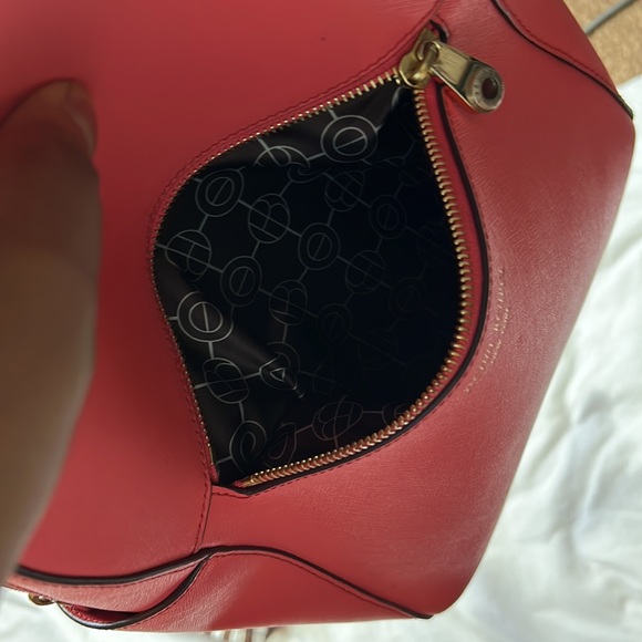 Henri bendel women backpack  with dust bag pink leather used - Picture 11 of 16